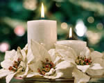 Sfondi natalizi: sfondo Natale candela